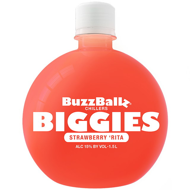 BUZZBALLZ BIGGIES STRAWBERRY RITA 1.75LTR