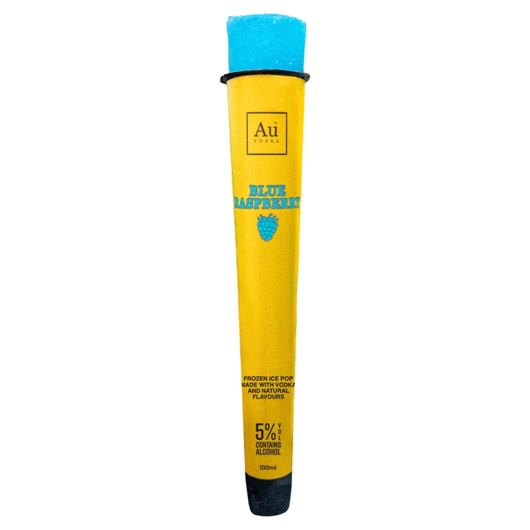 AU VODKA BLUE RASPBERRY LOLLIES (12X100ML) 5%