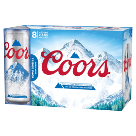 COORS 8PK CANS (3X8X500ML) 3.4%