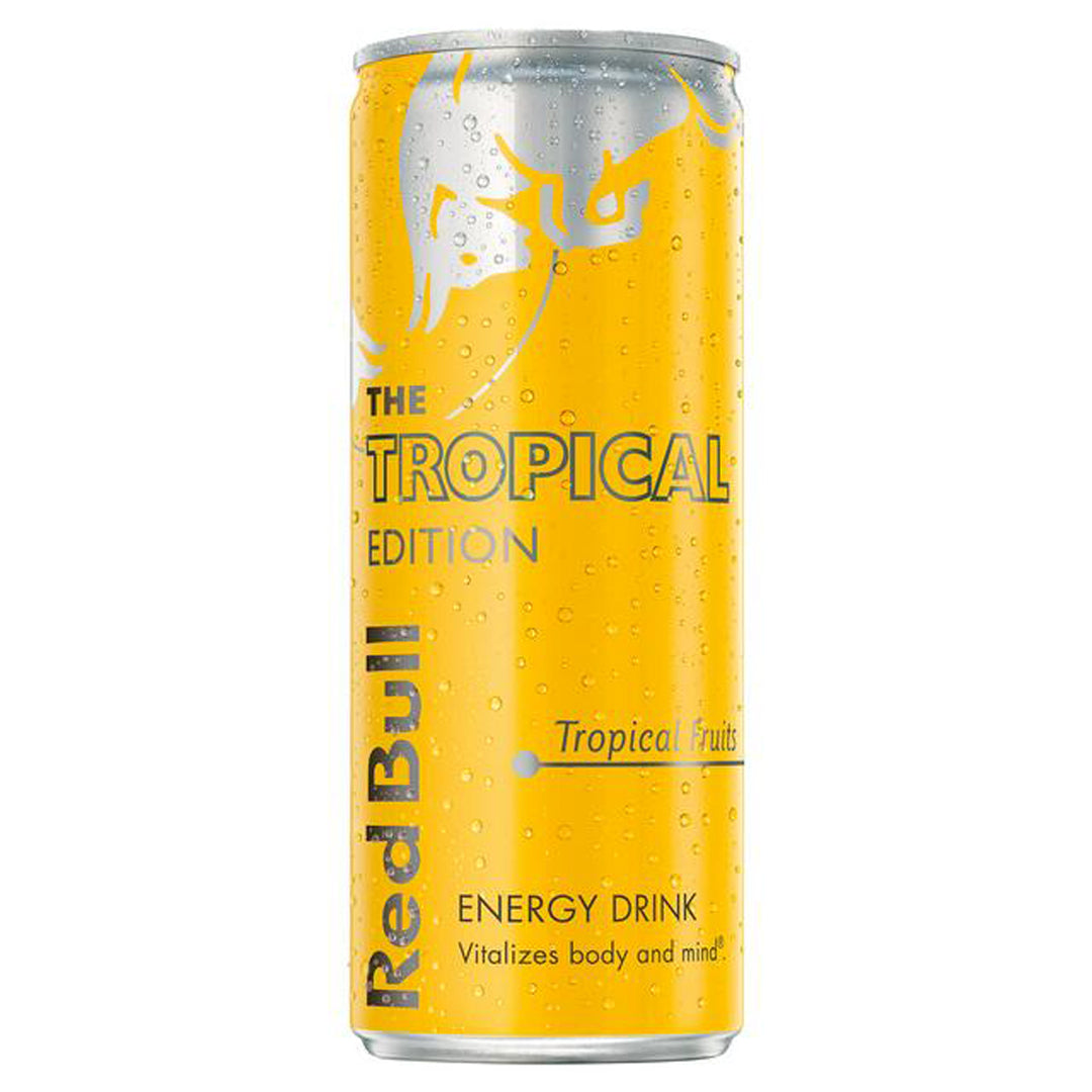 RED BULL CANS TROPICAL