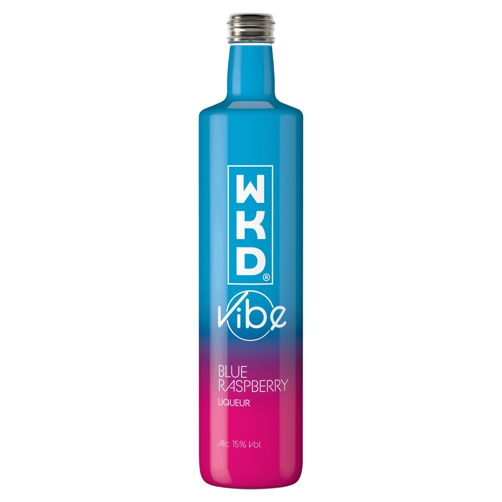 WKD VIBE BLUE RASPBERRY LIQUEUR 500ML (SINGLE UNIT) 15%