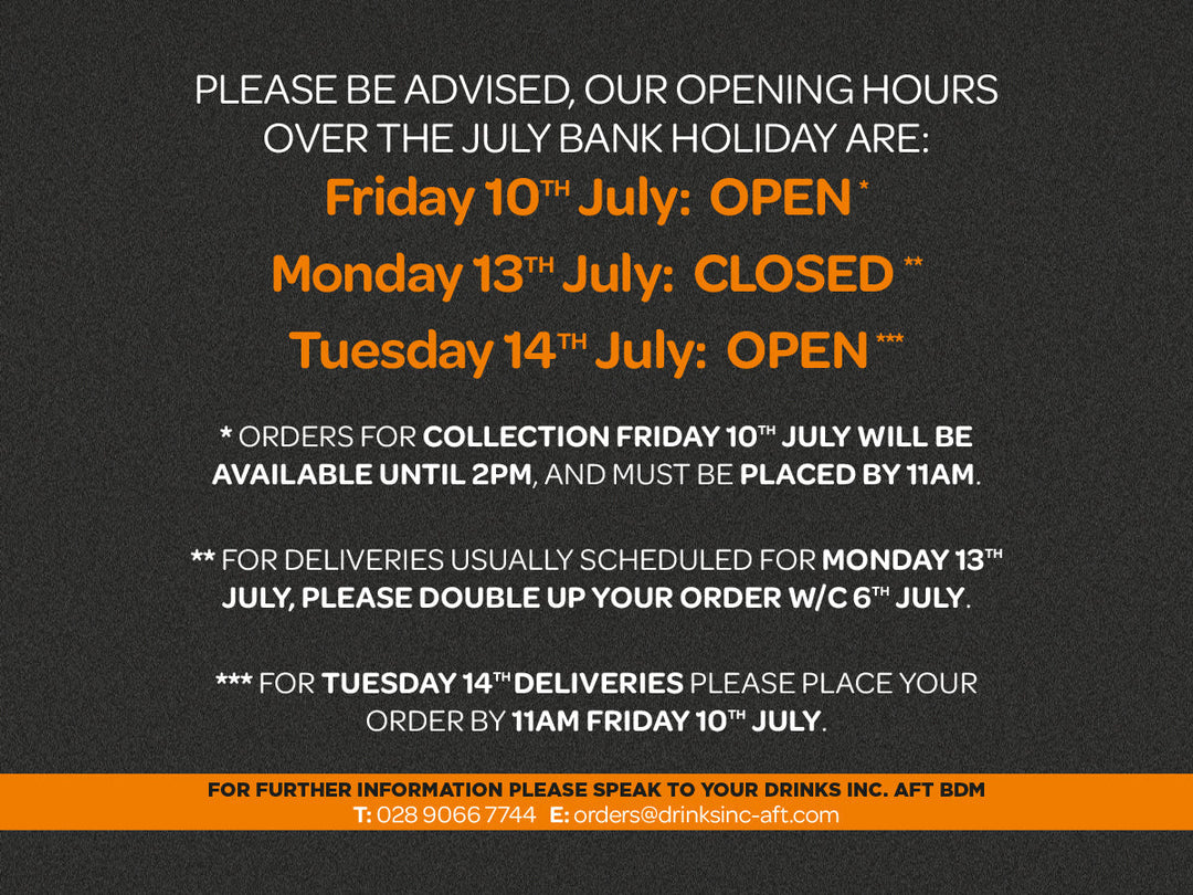 July Bank Holiday Hours