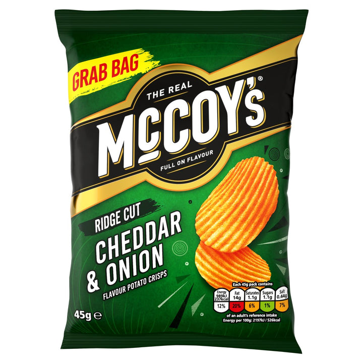 MC COYS CHEDDAR & ONION 45GM