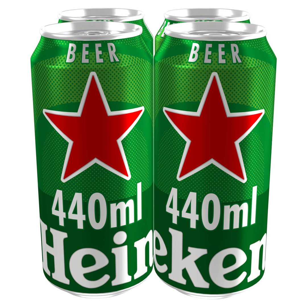 HEINEKEN CANS 4PK 440ML