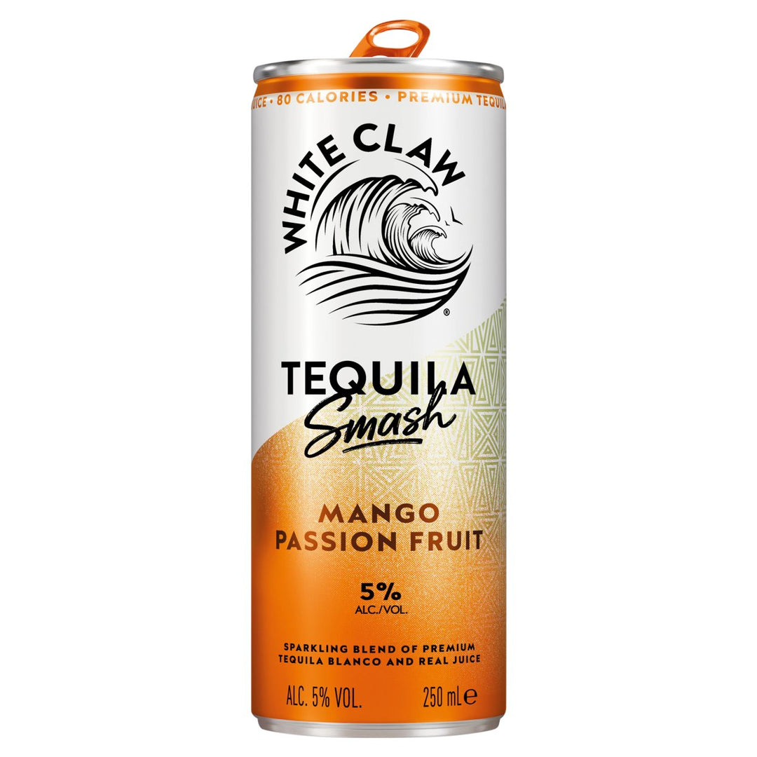 WHITE CLAW TEQUILA SMASH MANGO & PASSIONFRUIT