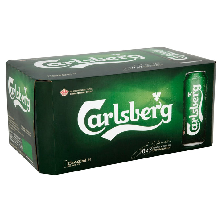 CARLSBERG CANS 15PK (15X440ML) 3.4%
