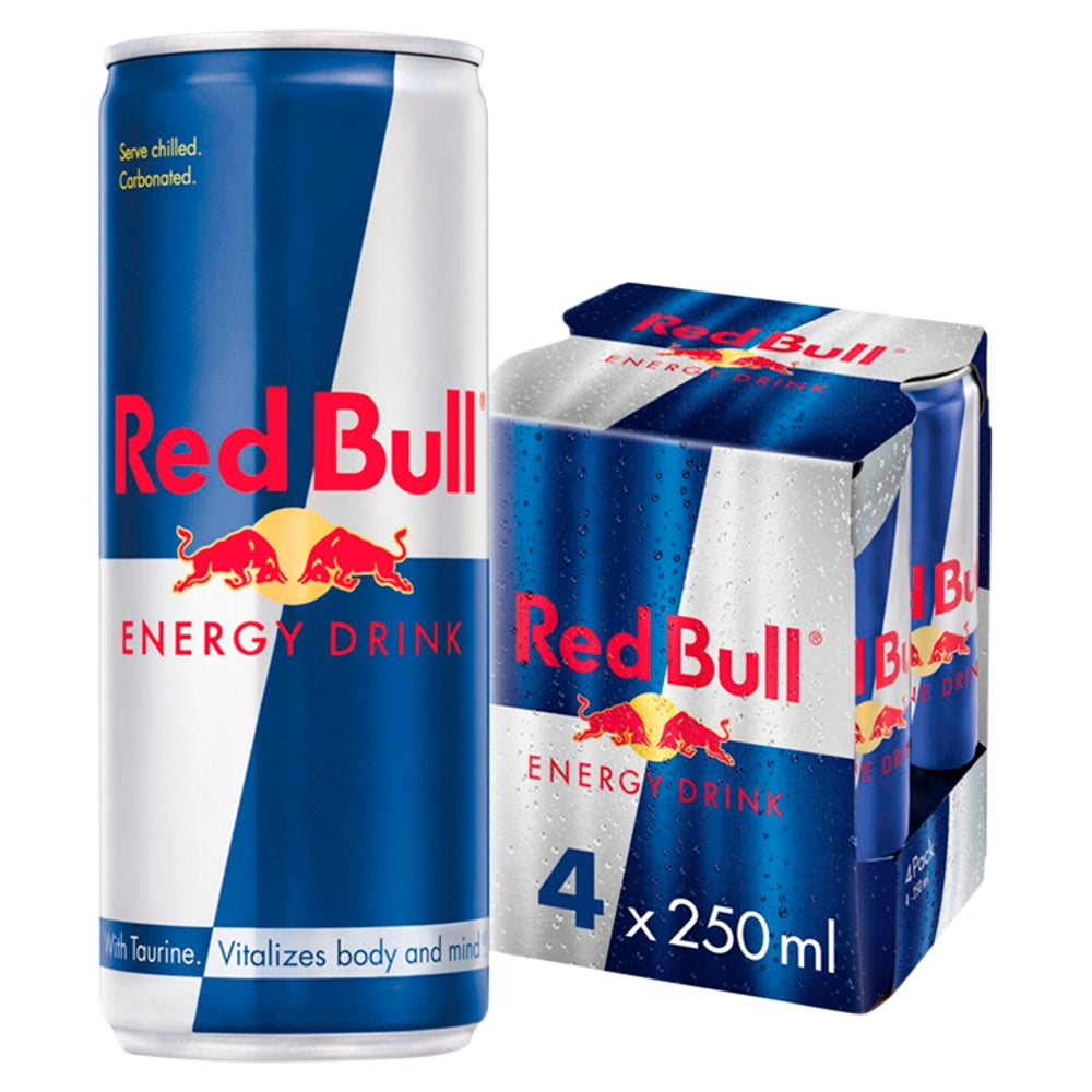 RED BULL CANS 4PK