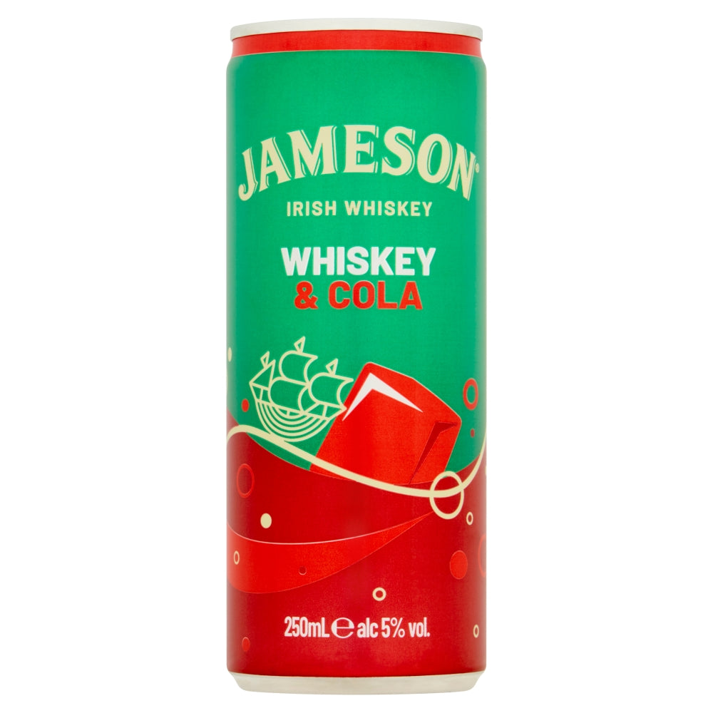 JAMESON & COLA CAN RTD (12 X250ML)