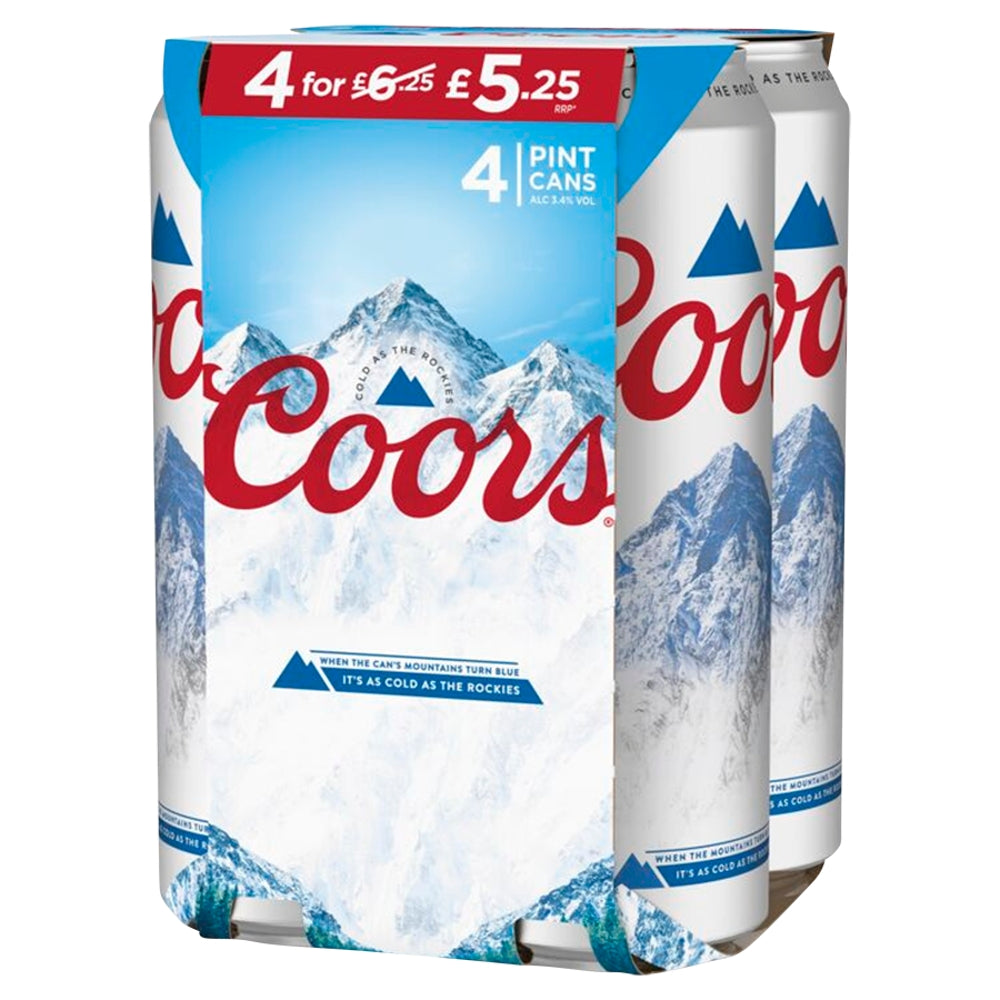 COORS LIGHT CANS 568ML