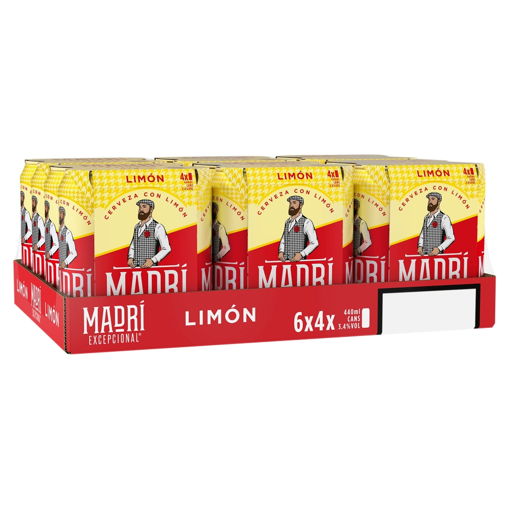 MADRI LIMON CAN 4PK (6X4X440ML) 3.4%