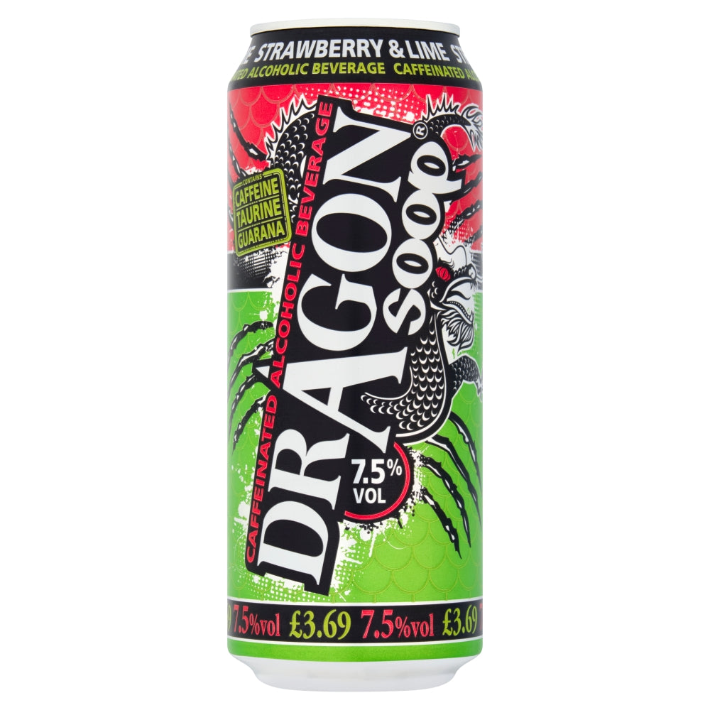 DRAGON SOOP STRAWBERRY & LIME PM £3.69