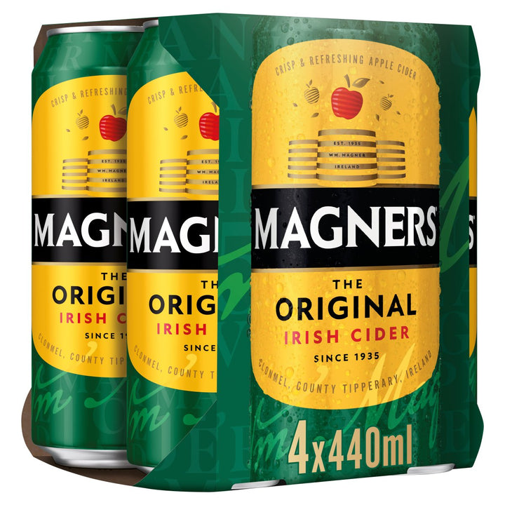 MAGNERS CIDER 4PK CANS 440ML