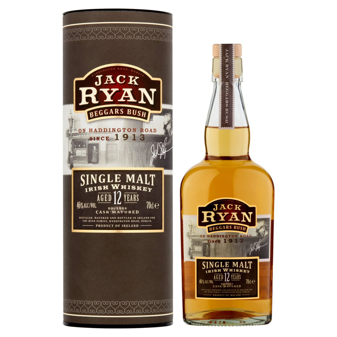 JACK RYAN 12 YEAR OLD IRISH WHISKEY 700ML