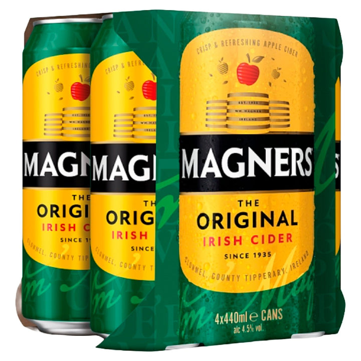 MAGNERS CIDER 4PK CANS 440ML