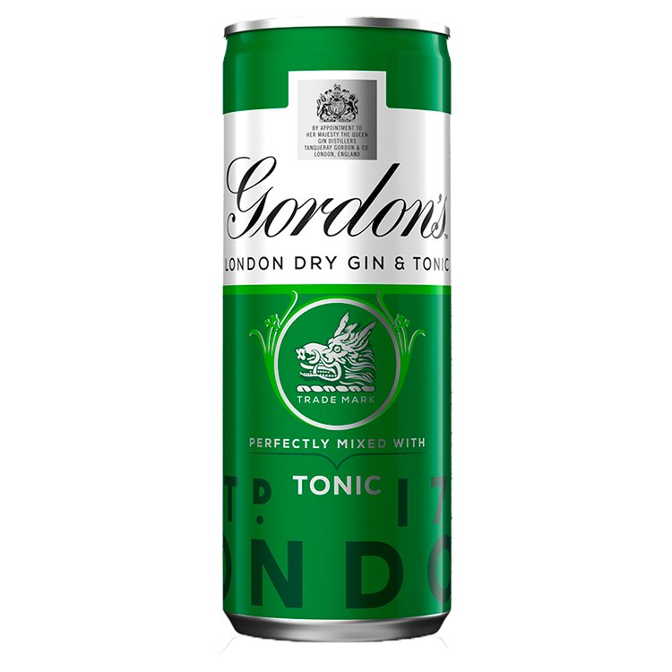 GORDONS & TONIC CANS