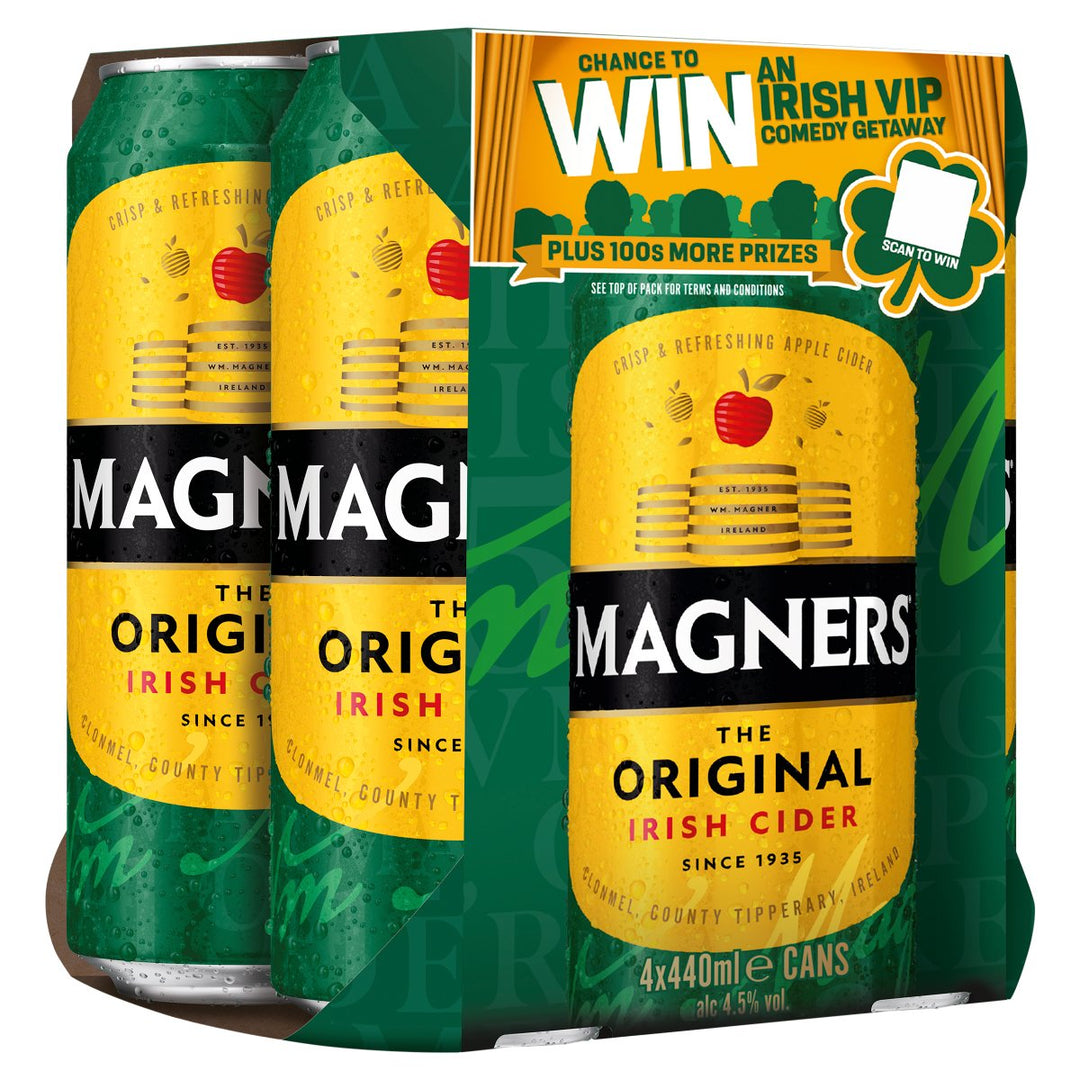 MAGNERS CIDER 4PK CANS 440ML