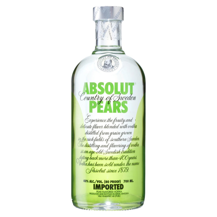 ABSOLUT PEAR VODKA 700ML