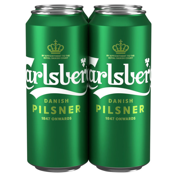 CARLSBERG CANS 4PK 500ML