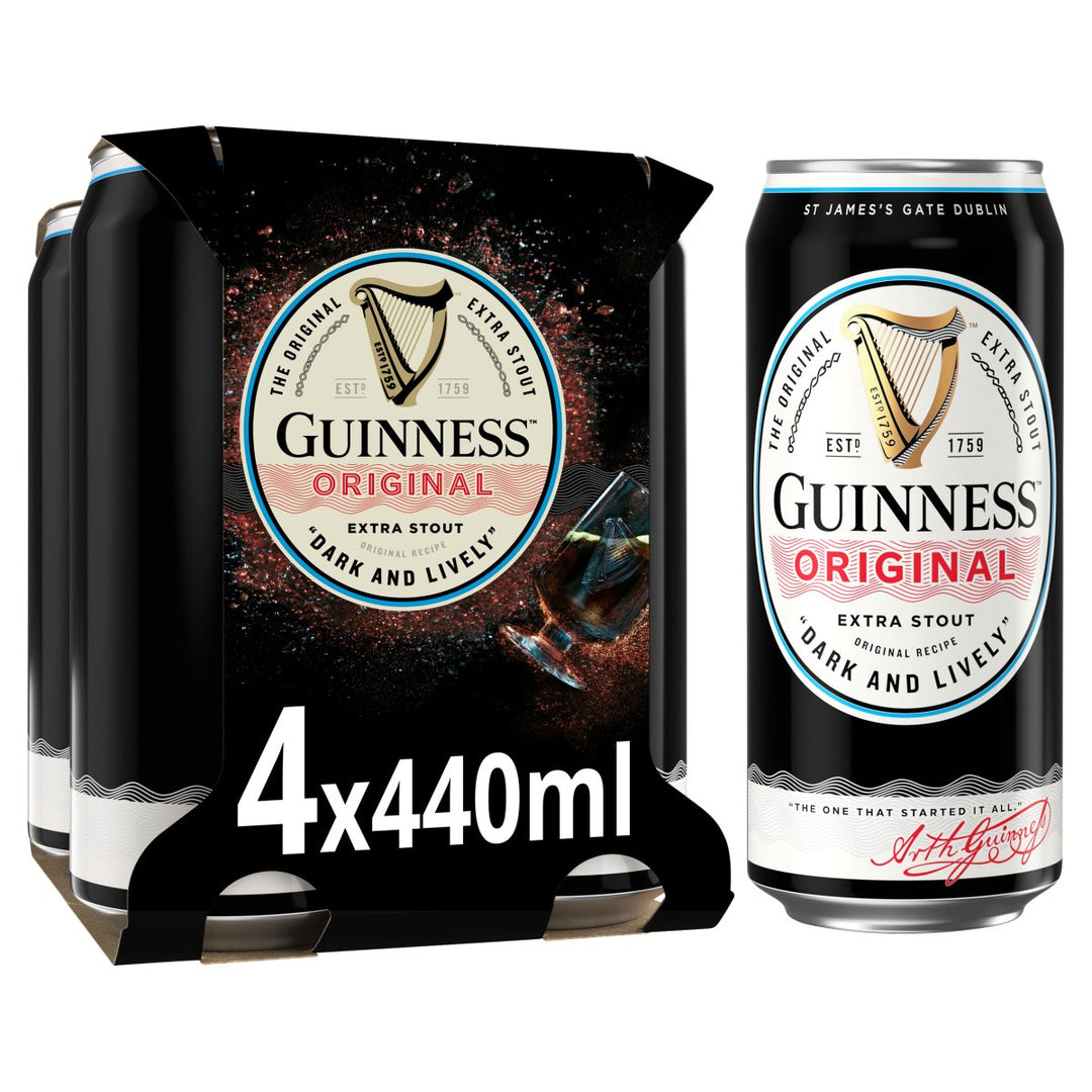 GUINNESS STOUT CANS 24X440ML