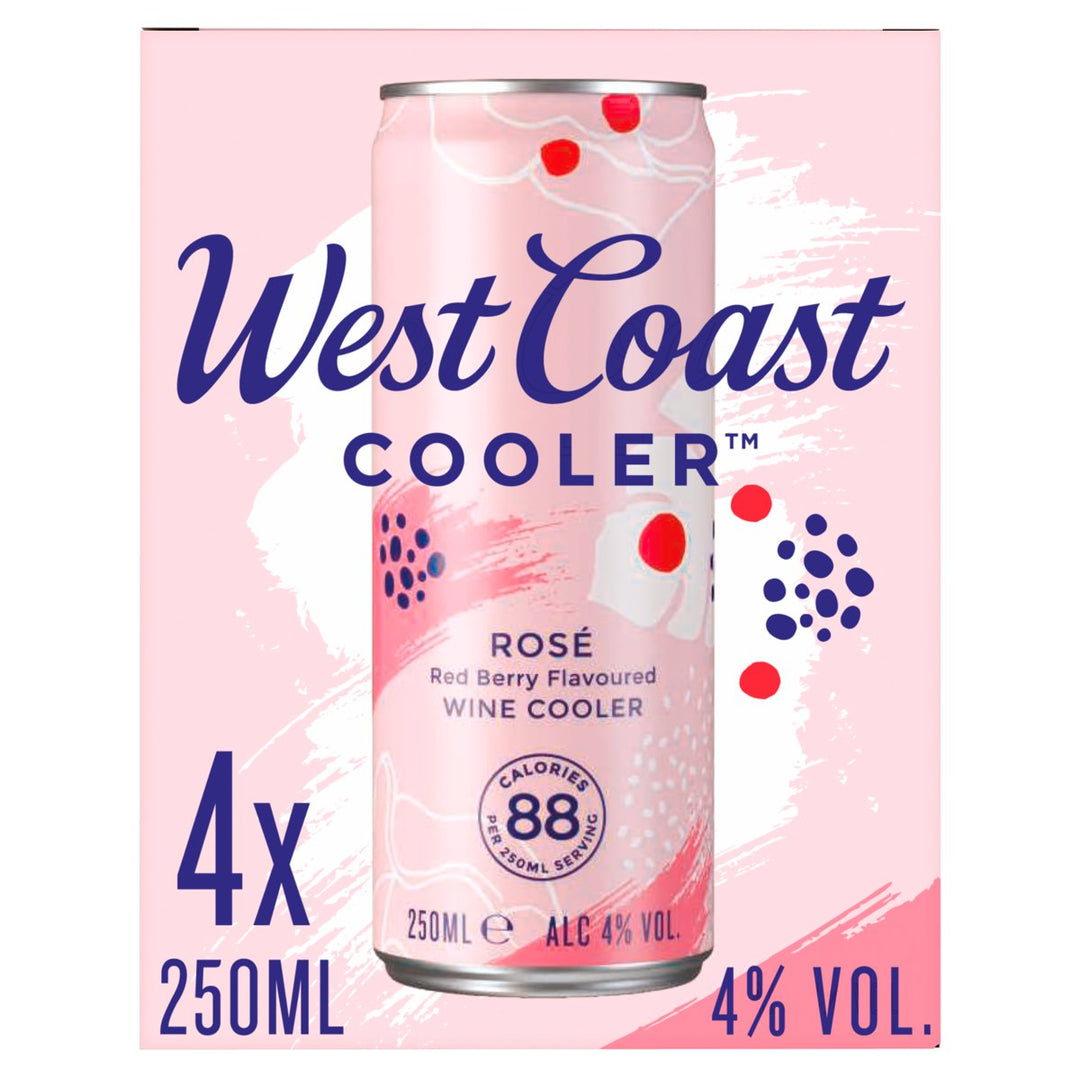 WEST COAST COOLER ROSE CANS