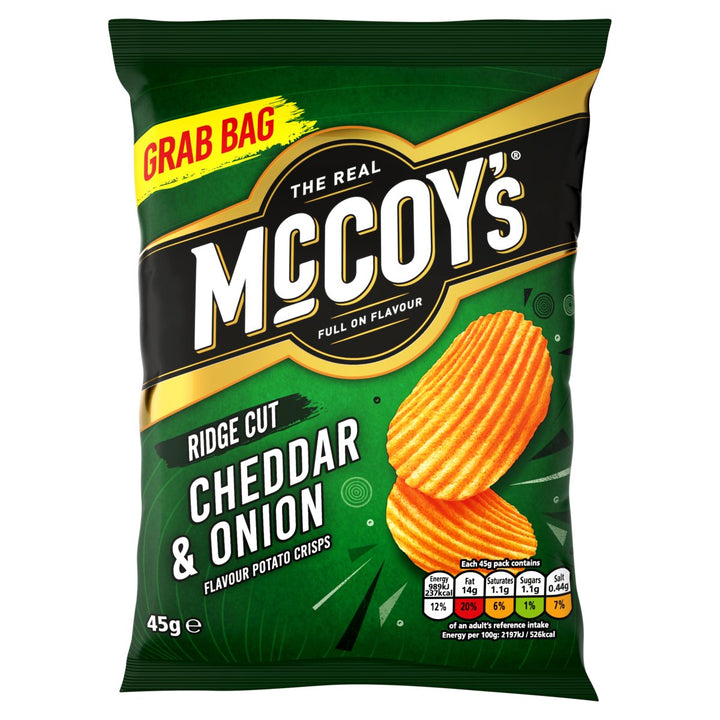 MC COYS CHEDDAR & ONION 45GM