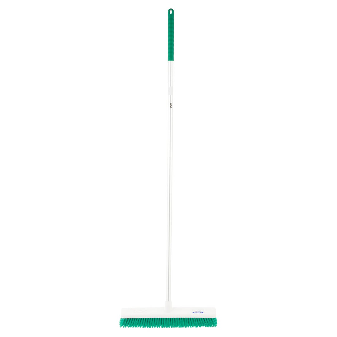 HYGIENE BROOM SOFT HANDLE GREEN