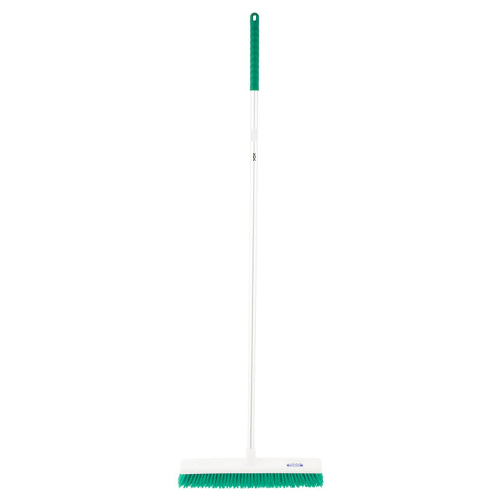 HYGIENE BROOM SOFT HANDLE GREEN