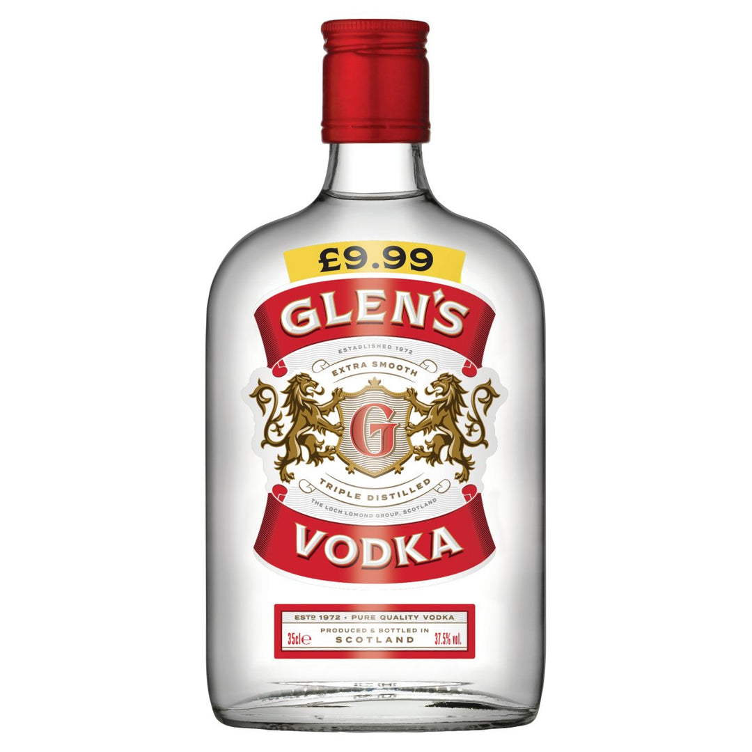 GLENS VODKA PM £9.99 350ML