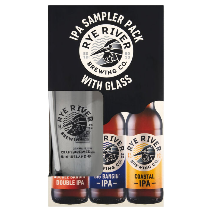 RYE RIVER 3PK WITH GLASS