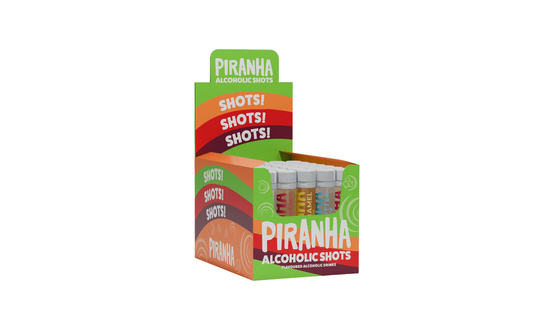 PIRANHA MIXED SHOTS 35PK (4X20ML) 12%