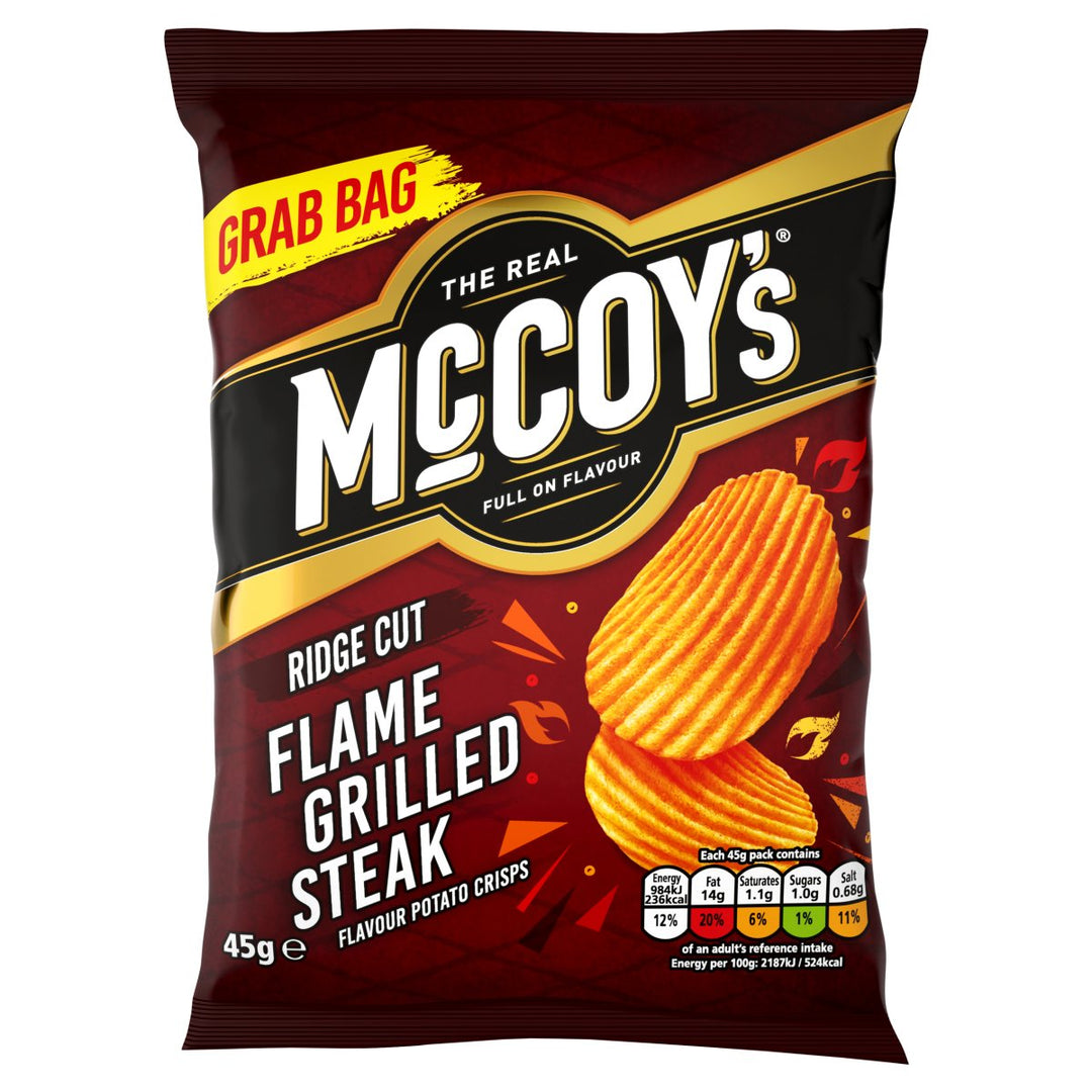MC COYS FLAME GRILLED CRISPS 45GM