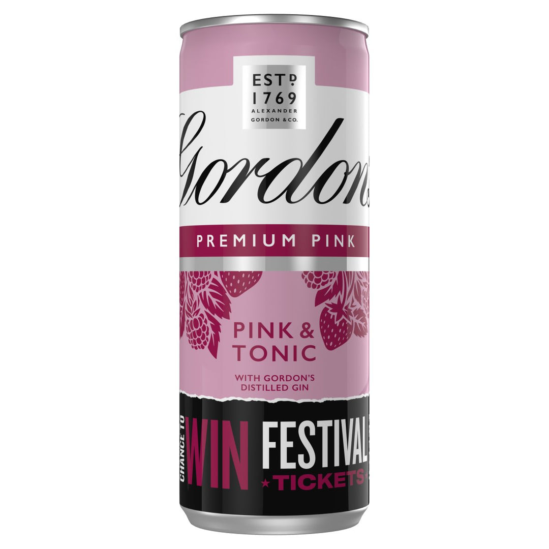 GORDONS PINK & TONIC CANS