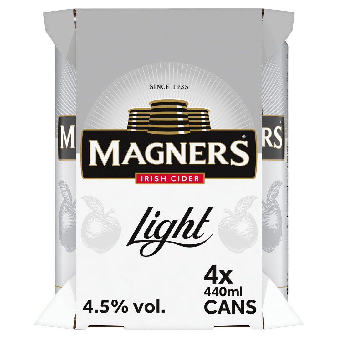MAGNERS LIGHT CIDER CANS 6PK440ML