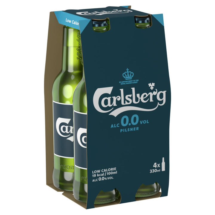 CARLSBERG 0% BTLS 4PK