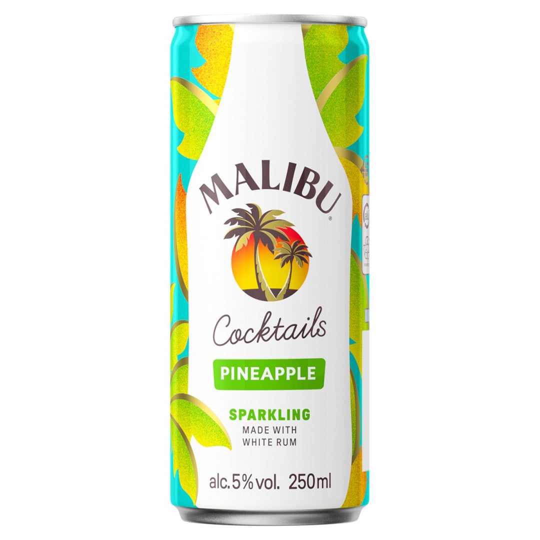MALIBU & SPARKLING PINEAPPLE CANS