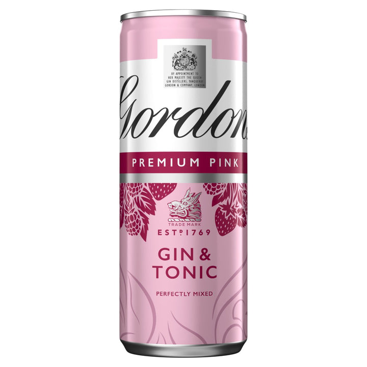 GORDONS PINK & TONIC CANS