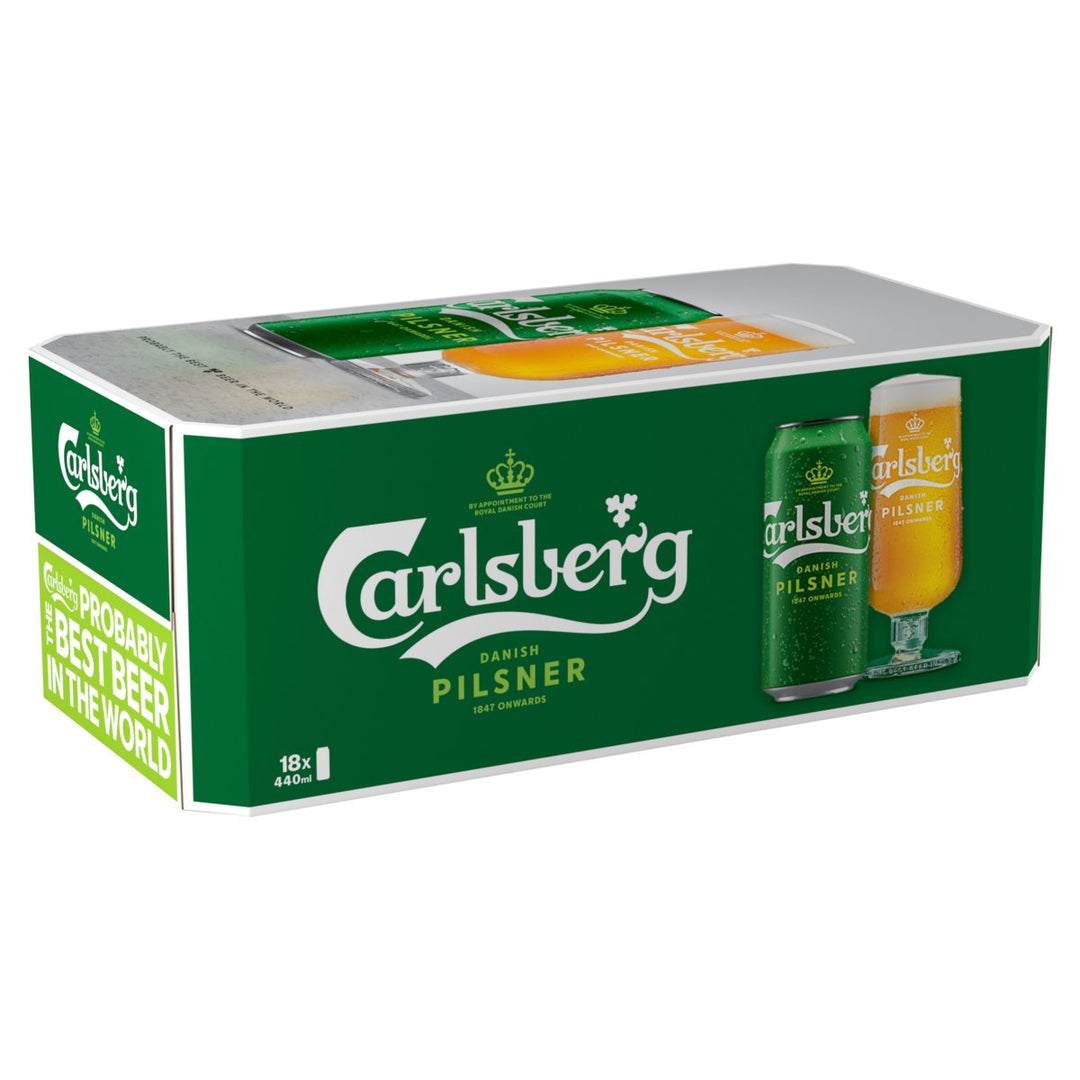 CARLSBERG CAN 18PK (18X440ML) 3.4%