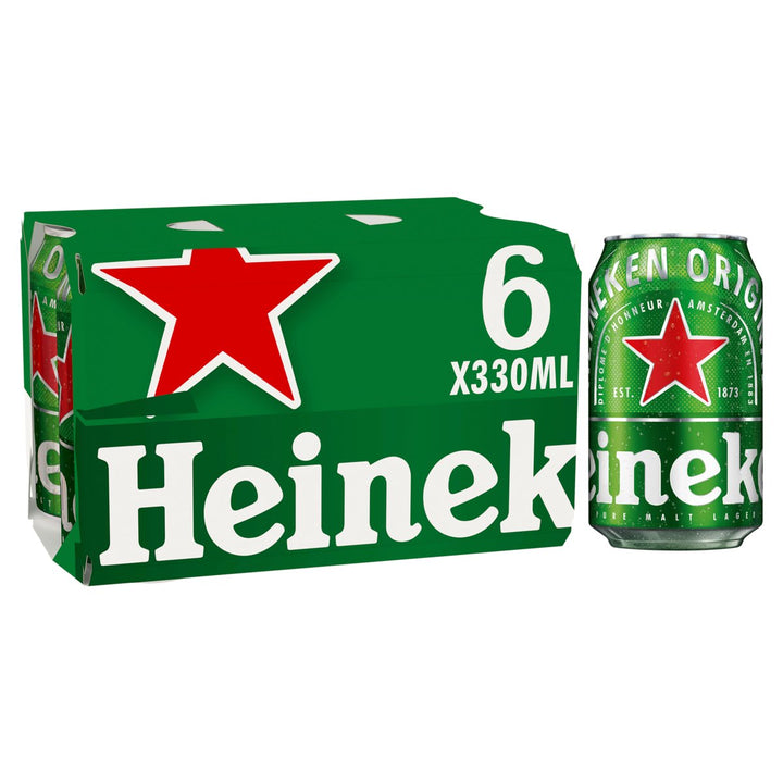 HEINEKEN CANS 6PK 330ML
