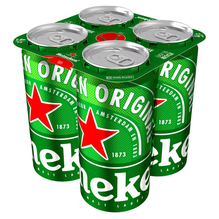 HEINEKEN CANS 4PK 440ML