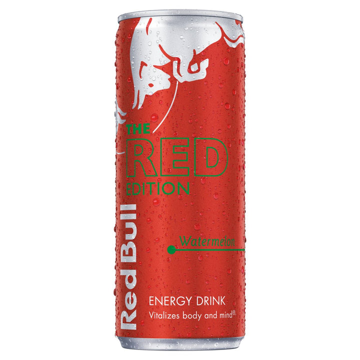 RED BULL CANS RED EDITION WATERMELON 12X250ML