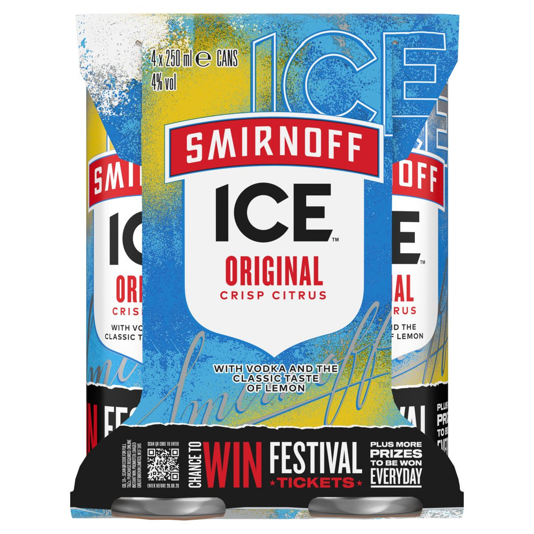 SMIRNOFF ICE 4PK CANS