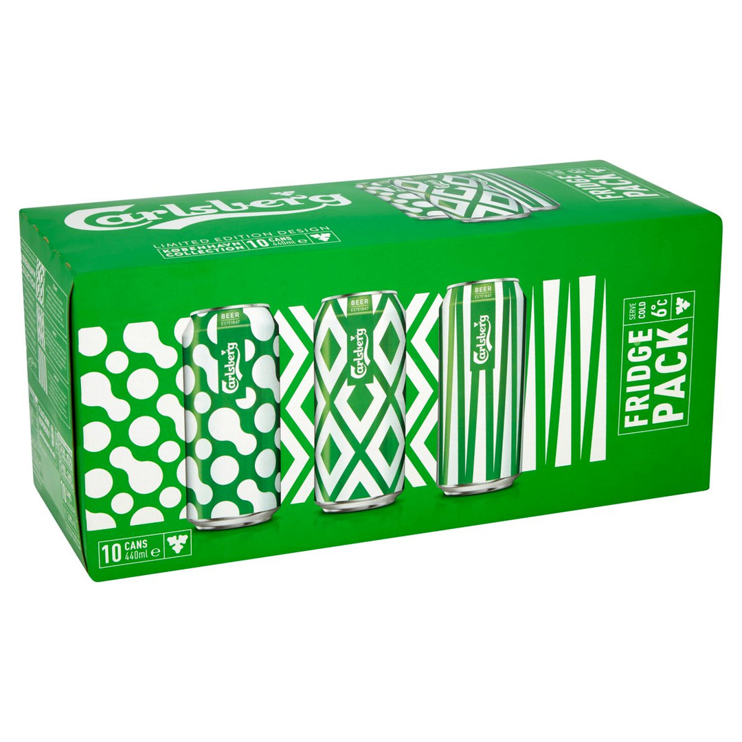 CARLSBERG CANS 10PK (2X10X440ML) 3.4%