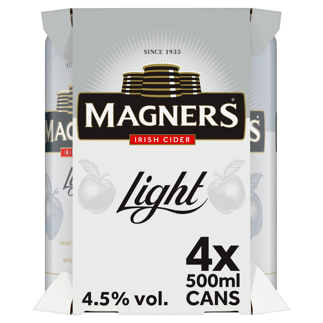 MAGNERS LIGHT CIDER CANS 6PK440ML