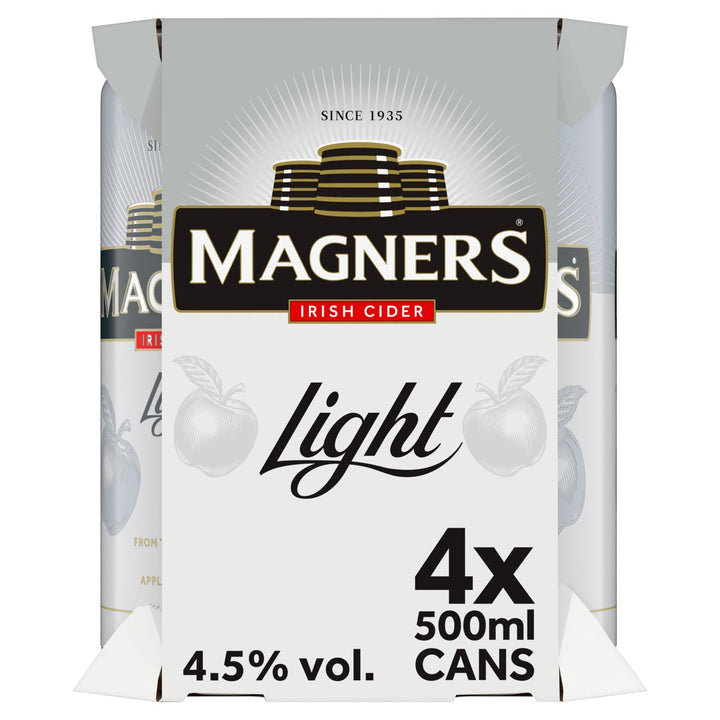 MAGNERS LIGHT CIDER CANS 6PK440ML