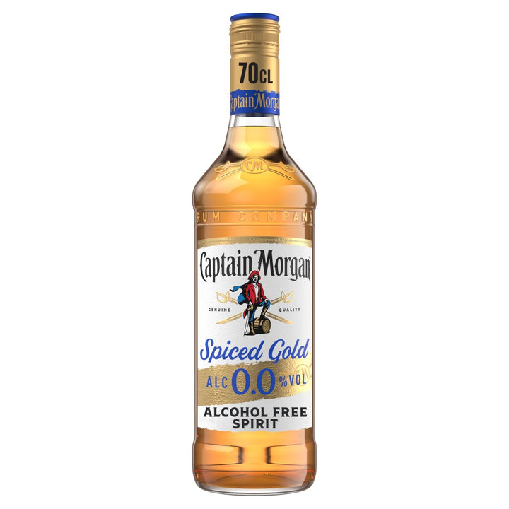 CAPTAIN MORGAN 0% SPICED RUM 700ML