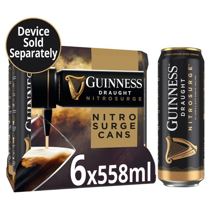 GUINNESS NITRO CANS 6PK 558ML
