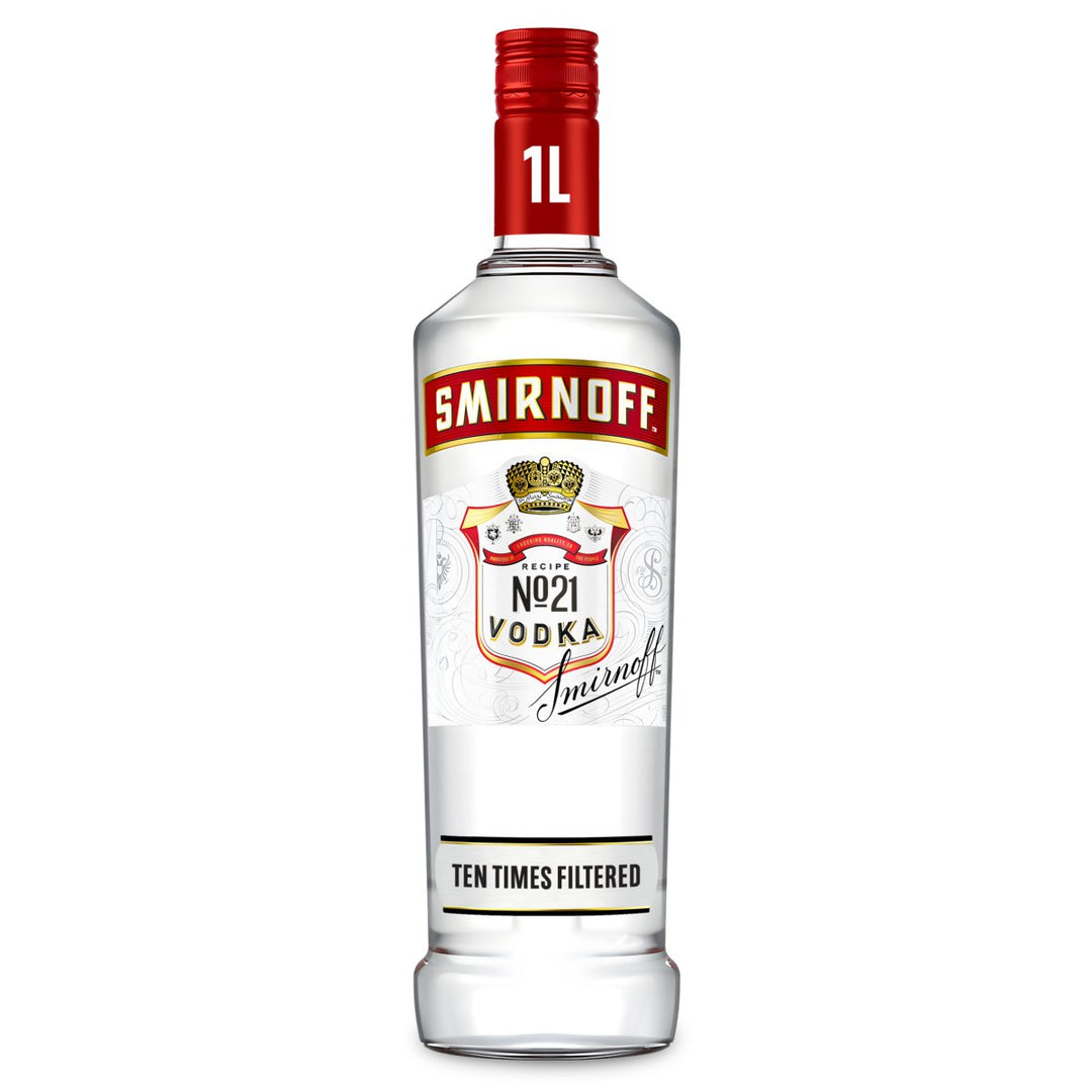 SMIRNOFF VODKA (CASE OF 6) 1L
