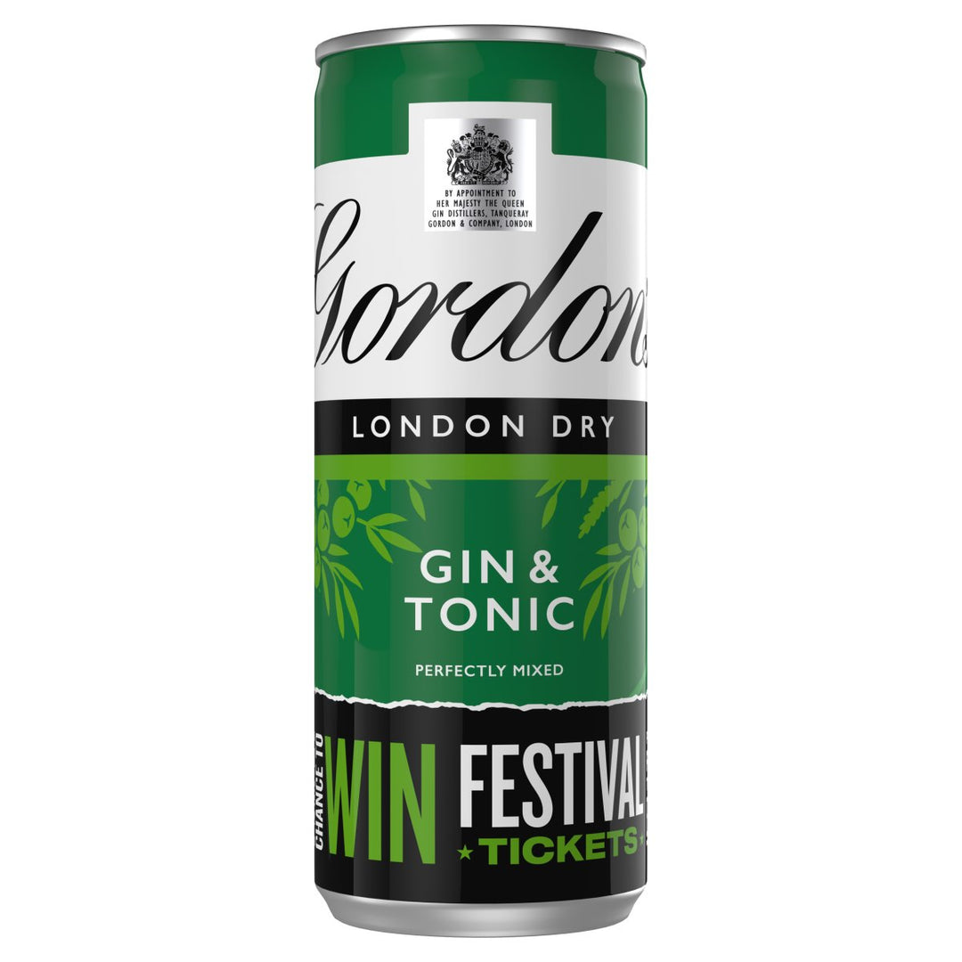 GORDONS & TONIC CANS
