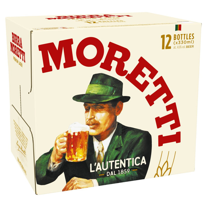 BIRRA MORETTI BOTTLES 12PK