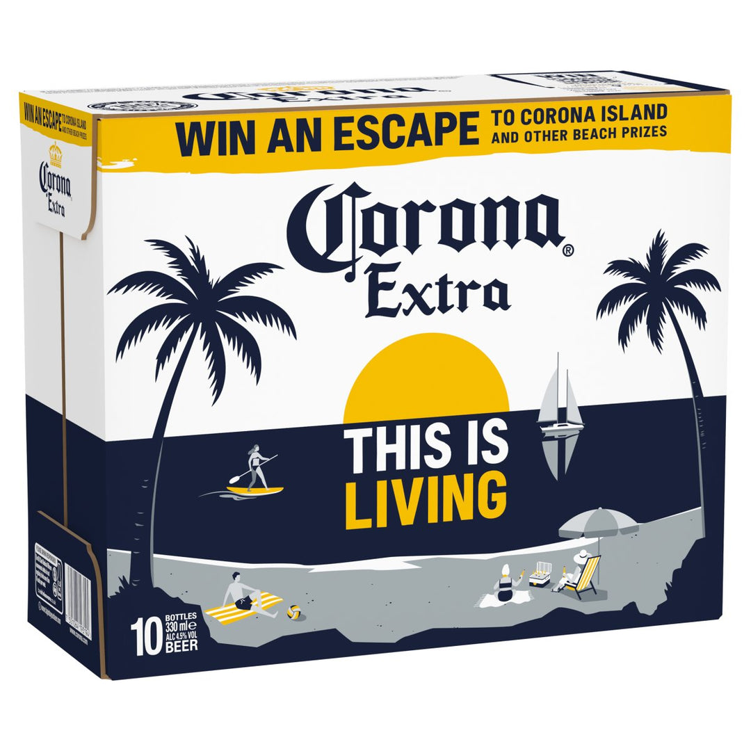 CORONA SINGLE 10PK BOTTLES (10X330ML) 4.5%